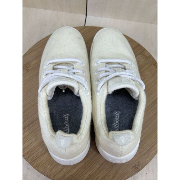 Allbirds Wool Runners Light Yellow Athletic Shoes Womens Size 8 - Picture 6 of 8
